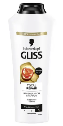 Шампунь для сухого та пошкодженого волосся Gliss Total Repair 400 мл, фото 1
