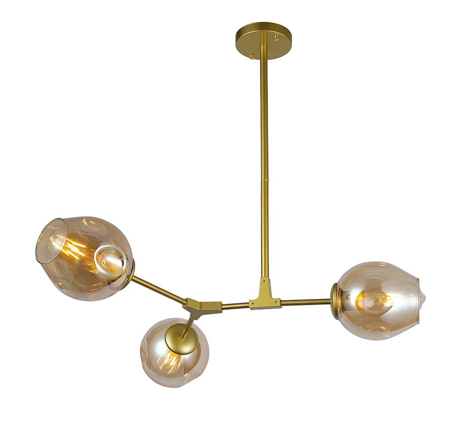 Люстра в спальню LVS752L7731-3 GD+BR, фото 1