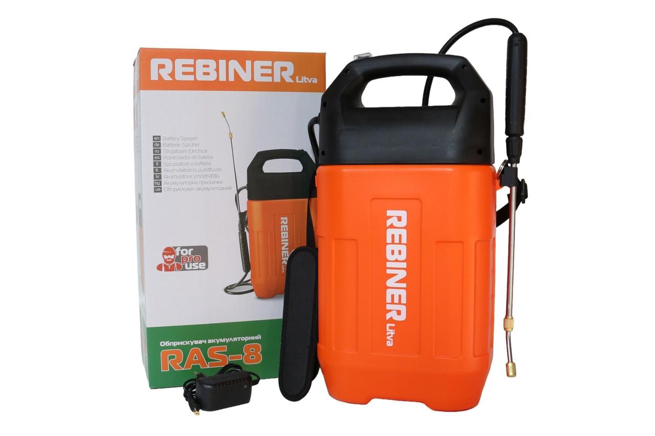 Обприскувач акумуляторний Rebiner RAS-8 (8 літрів), фото 1