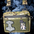 Тактична сумка MilStyle Mini компактна EDC-сумка з велкро, мультикам, 22×17×4 см, фото 2