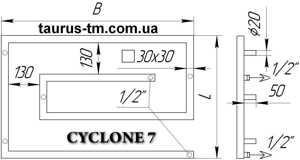 Нержавеющий CYCLONE 7/900 дизайнерский радиатор для стильного интерьера ванной комнаты - фото 2 - id-p8407130