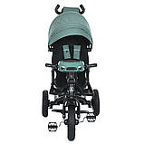 Велосипед триколісний дитячий з батьківською ручкою TURBO TRIKE MT 1007-3 Мятный, фото 2
