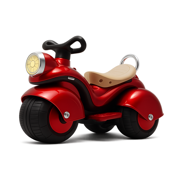 Дитячий електроскутер Maraton F4 390 Вт, з музикою, фарами та широкими колесами для дітей від 2 років, фото 1