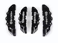 Декоративні накладки на гальмівні супорти Brembo Чорні ABS 4 шт. М Брембо ABS пластик