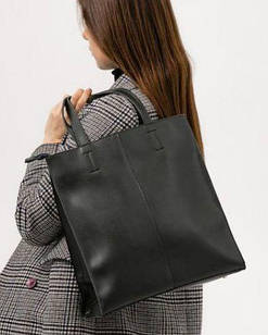 ЧОРНА - три відділення - сумка з легкістю вміщує документи формату А4 (Луцьк, 725)