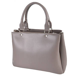 ДИМЧАТА (темний беж) - три відділення - ділова якісна фабрична сумка (Луцьк, 717)