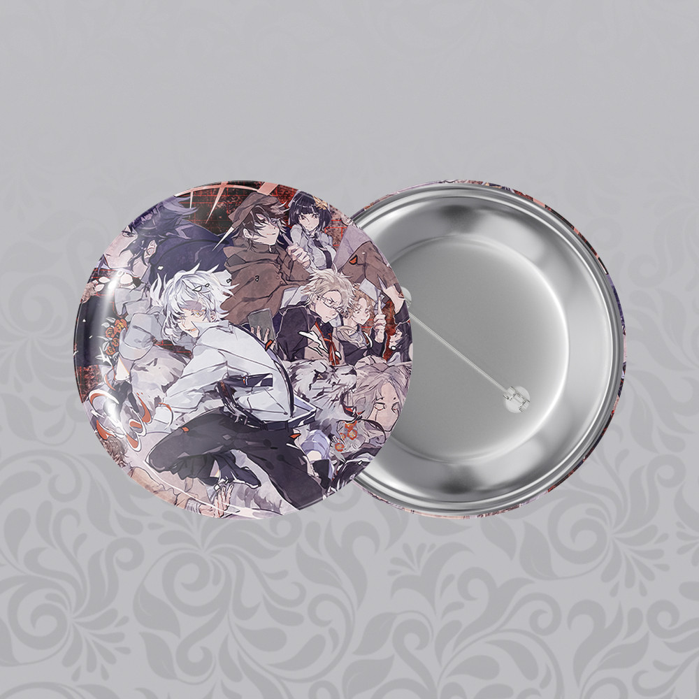 Значок 56 мм Аніме Bungou stray dogs