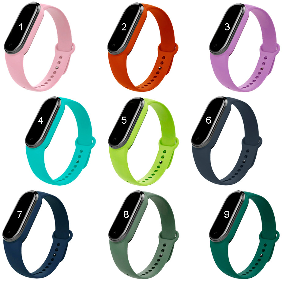 Силіконовий ремінець для Mi Band 7 / 6 / 5
