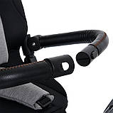 Велосипед триколісний дитячий з батьківською ручкою TURBO TRIKE MT 1007-8 Світло-сірий, фото 9