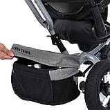 Велосипед триколісний дитячий з батьківською ручкою TURBO TRIKE MT 1007-8 Світло-сірий, фото 10