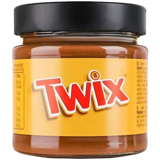 Шоколадно-карамельна паста зі шматочками печива Twix 200 г