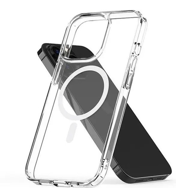 Силікон "Magsafe Space" Iphone 13 Pro Max Прозорий, фото 1