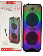 Портативна колонка HiFi RX-6268 акумуляторна акустична система Bluetooth 5.0 10 Вт, фото 6