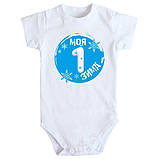 Дитячий боді з принтом - Моя перша зима, фото 2