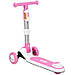 Дитячий самокат Maraton I Candy 3в1, з батьківською ручкою, сидінням і LED-підсвіткою для дітей, фото 5