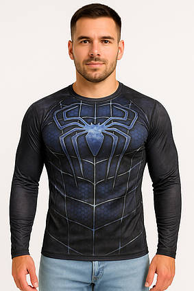 Рашгард із павуком Spider Jeccordi темно-синій XL