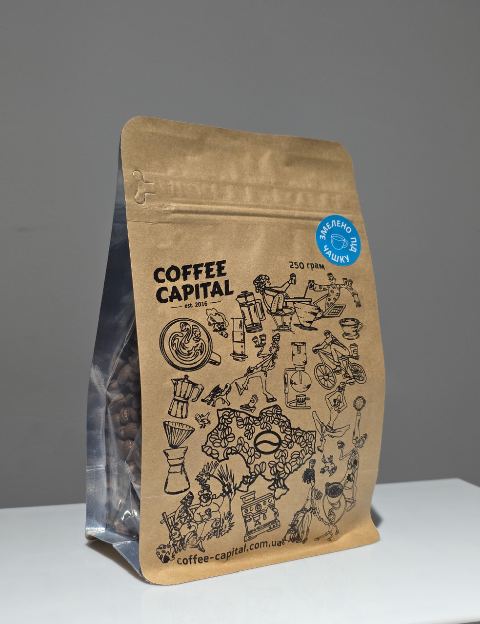 Арабіка Ефіопія Yergacheffe Обсмажка Еспресо 86 Балів 1кг