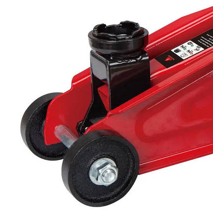 Домкрат підкатний 2т GTM T820050R гідравлічний з поворотною ручкою, фото 2