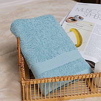 Рушник лицьовий махровий Туреччина (бірюзовий) 90х50 см