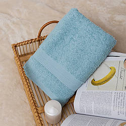 Рушник лицьовий махровий Туреччина (бірюзовий) 90х50 см