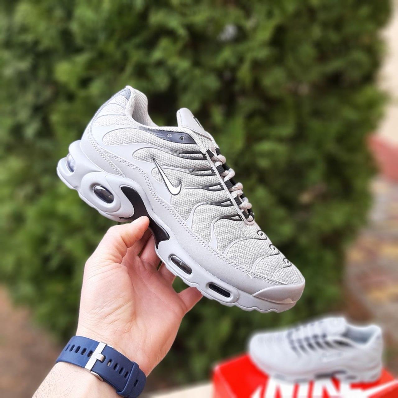 Жіночі кросівки Nike Air Max TN Plus Grey SIN Сірі Взуття Найк Аір Макс Плюс текстиль демісезон