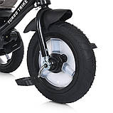 Велосипед триколісний дитячий з батьківською ручкою TURBO TRIKE MT 1006-5 Коричневий, фото 4