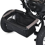 Велосипед триколісний дитячий з батьківською ручкою TURBO TRIKE MT 1006-5 Коричневий, фото 10