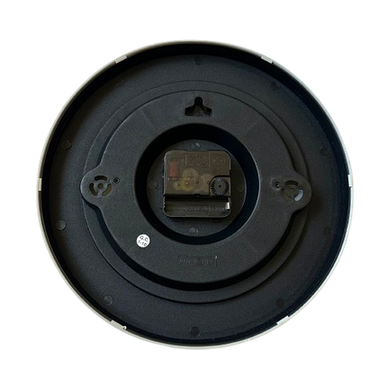 Годинник настінний Timelike™ (25 см) з термометром та гігрометром M-02-B чорний, фото 4