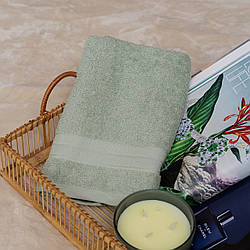 Рушник лицьовий махровий Туреччина (м'ятний) 90х50 см