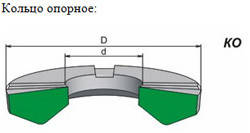 Кільце опорне М40*60КО, фото 4