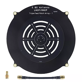 Патч-антена Triple Feed Patch 5.8GHz 14dBi 150mm (TFP-5814150)