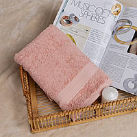 Рушник лицьовий махровий Туреччина (пудра) 90х50 см