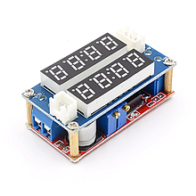 Знижувальний перетворювач із вольтметром і амперметром, XL4015 5A