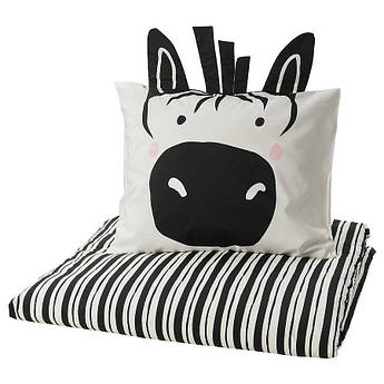 Набір дитячої постільної білизни IKEA NATTHÄGER 150x200/50x60 см 2 предмети 405.953.10