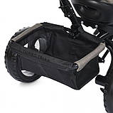 Велосипед триколісний дитячий з батьківською ручкою TURBO TRIKE MT 1005-5 Коричневий, фото 10