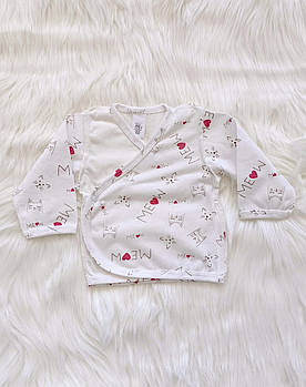 Сорочечка для малюків MEOW (молочний)