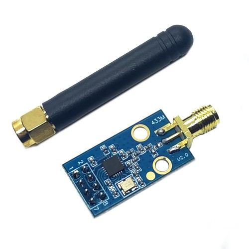 Бездротовий модуль CC1101 433 МГц з SMA-антеною - висока дальність, SPI-інтерфейс, підтримка RSSI