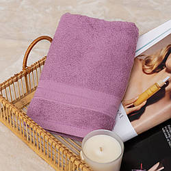 Рушник лицьовий махровий Туреччина (сливовий) 90х50 см