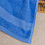 Рушник лицьовий махровий Туреччина (синій) 90х50 см, фото 3