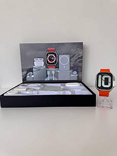 Подарунковий набір 7 в 1 iPhone Accessories Gift Box X8 Smart Watch ULTRA