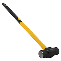 Кувалда сталева молот молот для кросфіту 4.5 кг GYM HAMMER Zelart TA-9635-10LB Чорний-жовтий
