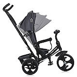 Велосипед триколісний дитячий з батьківською ручкою TURBO TRIKE MT 1005-2 Графітовий, фото 4