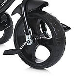 Велосипед триколісний дитячий з батьківською ручкою TURBO TRIKE MT 1005-2 Графітовий, фото 8