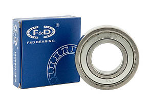 Підшипник F&D 6206 ZZ(30*62*16) метал