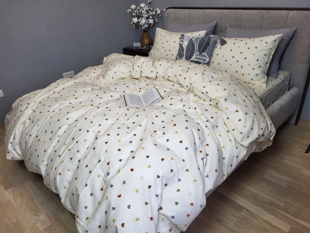 Little hearts, Washed Cotton (Полуторний)