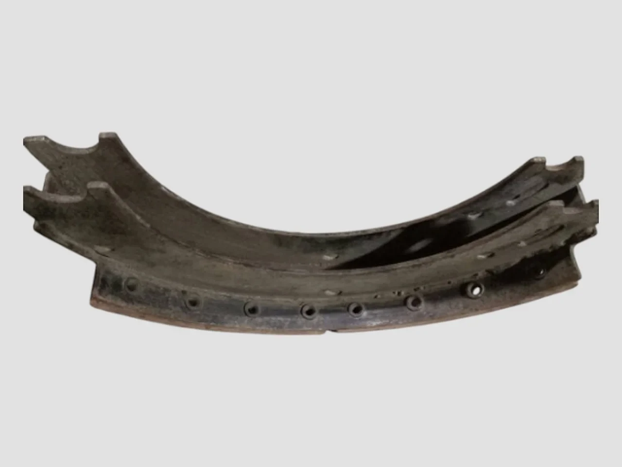 Колодка гальмівна МАЗ КРАЗ перед. з наклей. 500-3501090А, фото 1