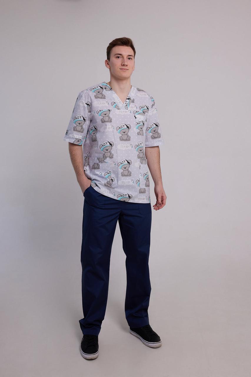 Чоловічий медичний костюм BOY - Костюм масажиста