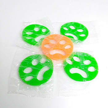 Набір силіконових лапок для видалення шерсті, волосся домашніх тварин, 5 шт/уп (KG-12714)