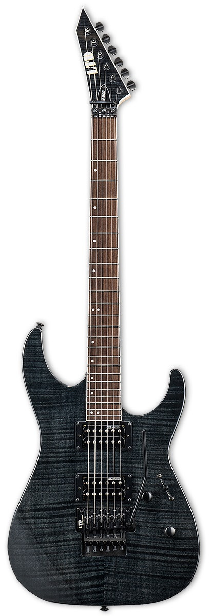 Електрогітара LTD M-200FM (See Thru Black), фото 1