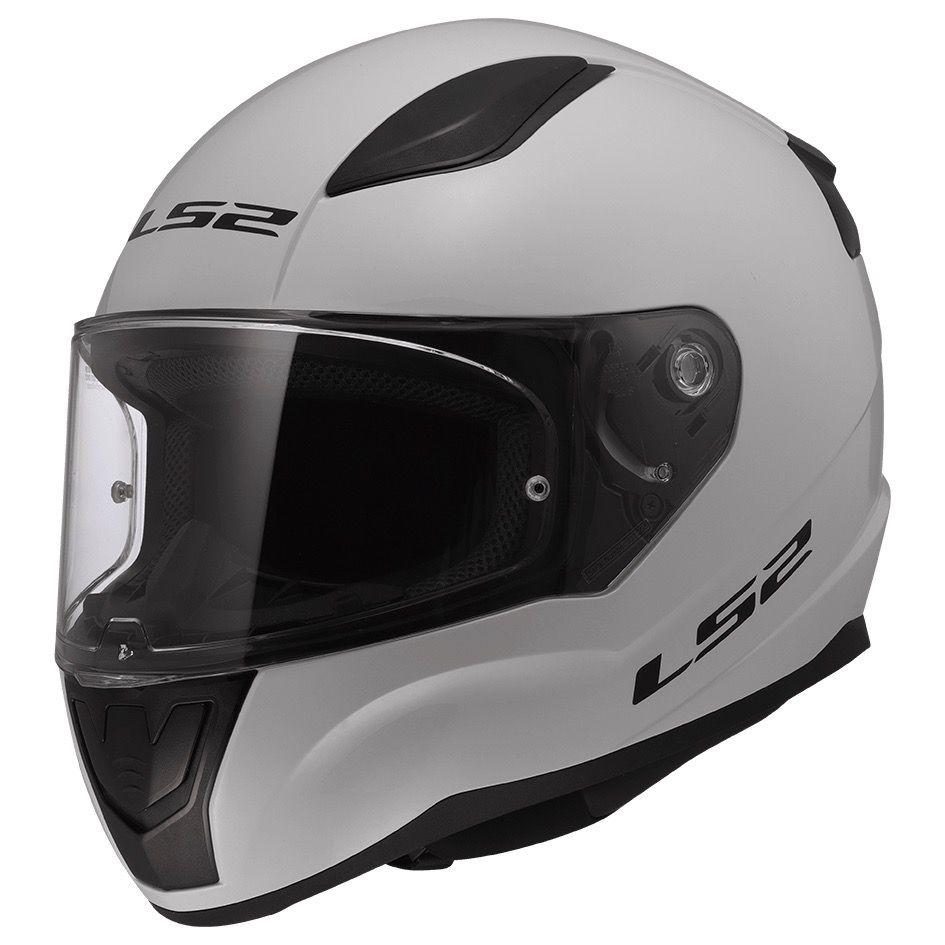 Мотошолом LS2 FF353 Rapid 2 Solid Matt Pearl Grey, фото 1